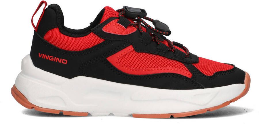 Vingino chunky sneakers rood zwart
