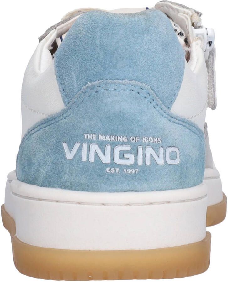 Vingino VIN826162-481 Jongens Lage Sneakers Blauw Leer Veters - Foto 2
