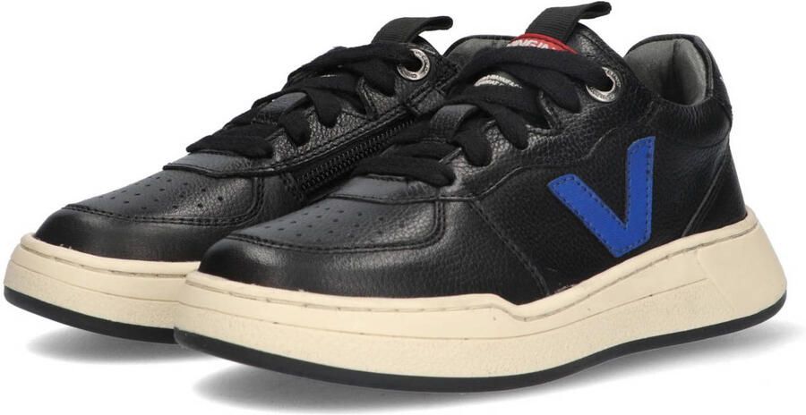 Vingino leren sneakers zwart blauw - Foto 2