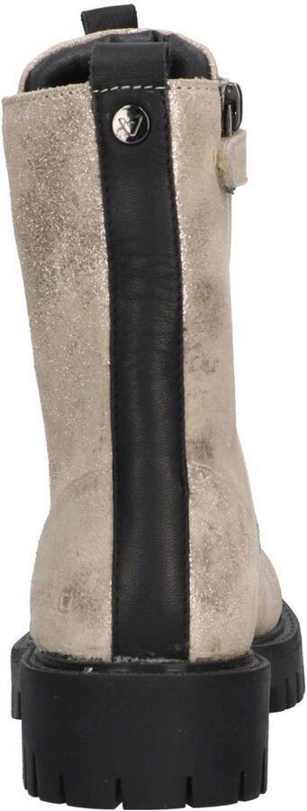 Vingino Muraina Messina suède veterboots met glitters goud - Foto 3