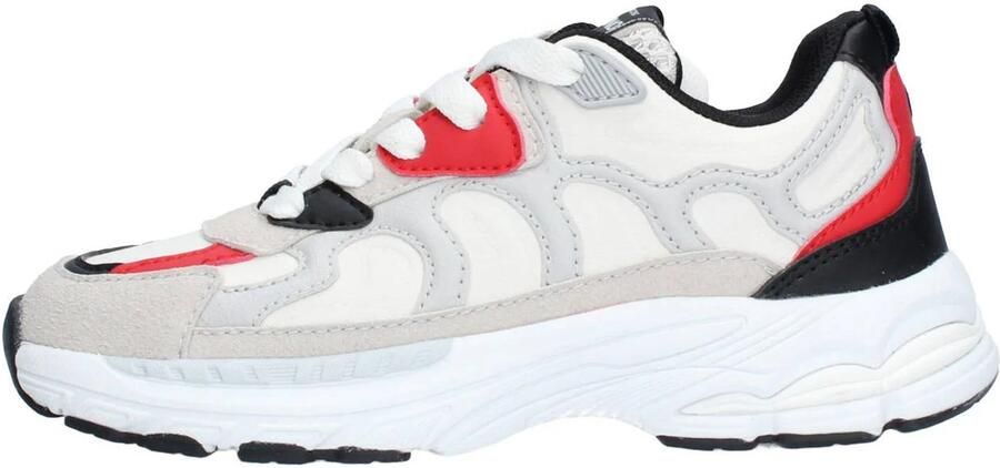 Vingino VIN826031-706 Jongens Lage Sneakers Rood Leer Veters - Foto 3