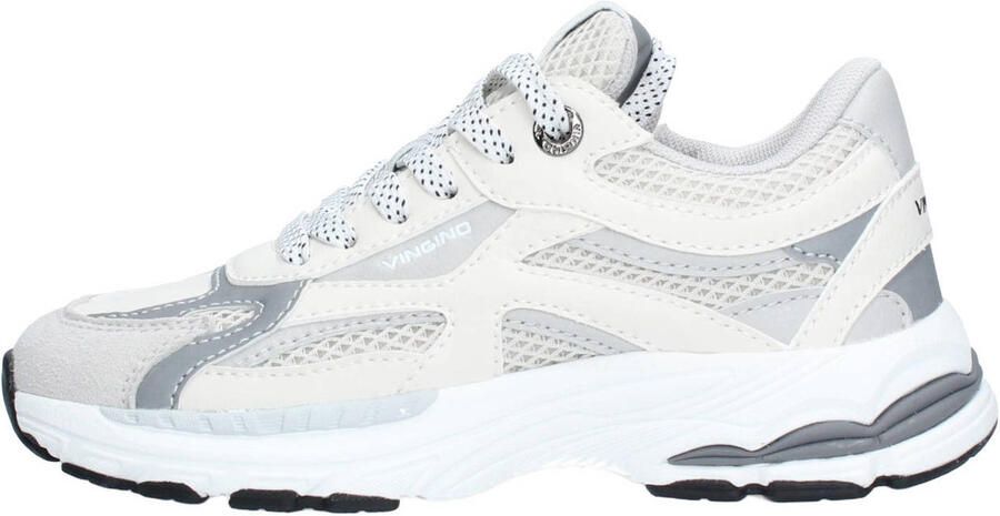 Vingino VIN826030-701 Jongens Lage Sneakers Beige Leer Veters - Foto 3