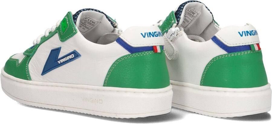 Vingino Dave Low Lage sneakers Leren Sneaker Jongens Wit - Foto 3