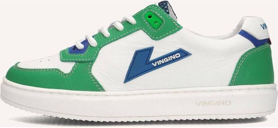 Vingino Dave Low Lage sneakers Leren Sneaker Jongens Wit - Foto 2