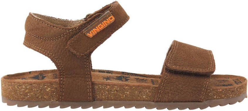 Vingino Xavi leren sandalen bruin