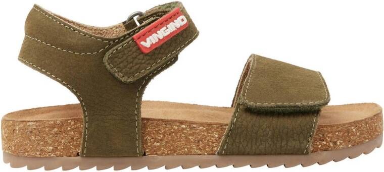 VINGINO Xavi suède sandalen groen Jongens Suede Effen 24