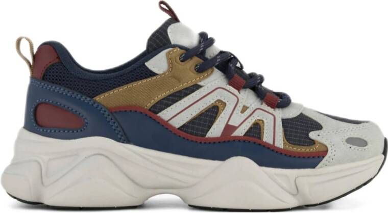 Vty chunky sneakers grijs blauw