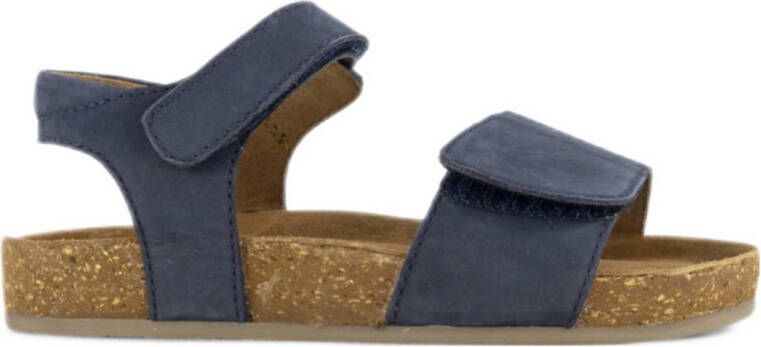 Vty leren sandalen blauw