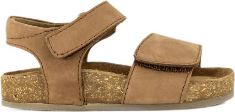 Vty leren sandalen bruin