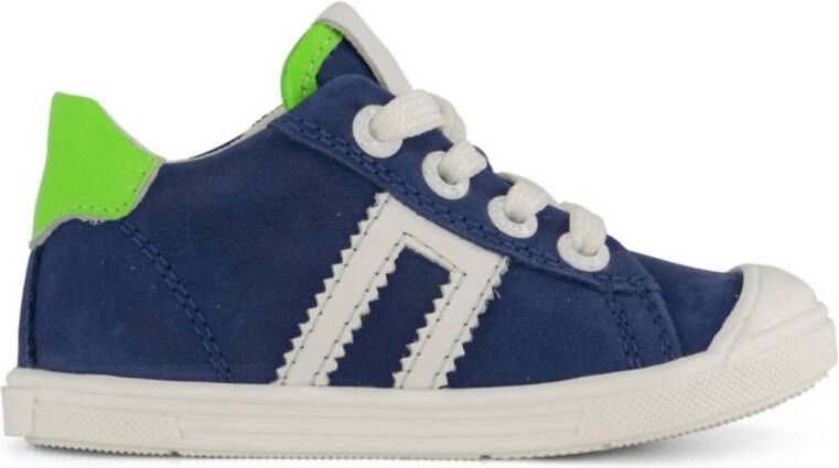 Vty leren sneakers blauw
