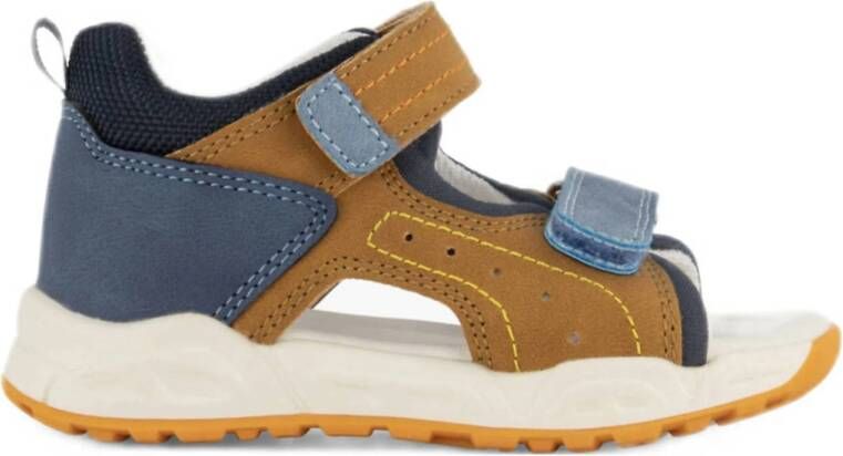 Vty sandalen blauw cognac