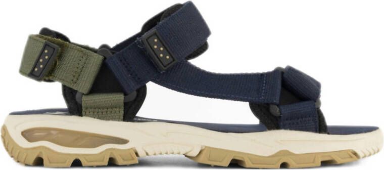 Vty sandalen donkerblauw groen