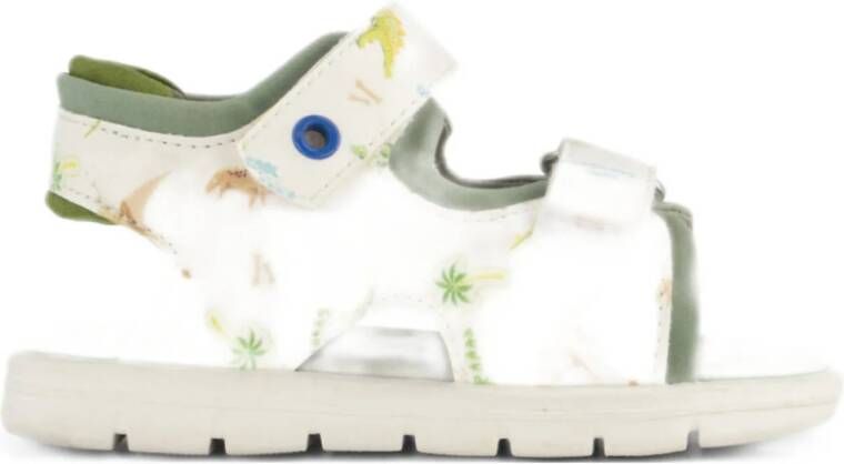 Vty sandalen ecru groen