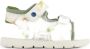 Vty sandalen ecru groen - Thumbnail 1