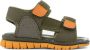 Vty sandalen groen oranje - Thumbnail 1
