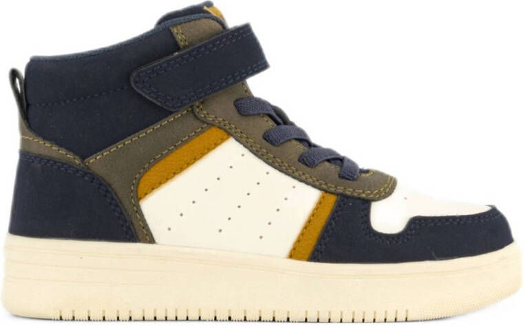 Vty sneakers donkerblauw groen wit