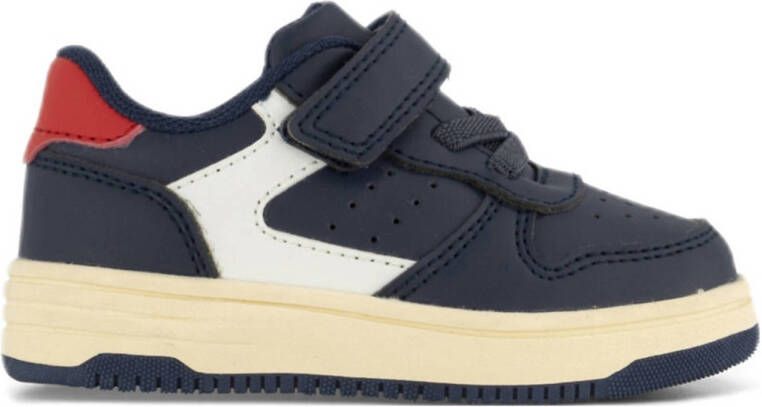 Vty sneakers donkerblauw wit rood