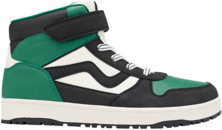 Vty sneakers groen wit zwart