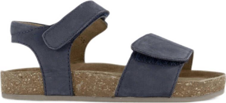 Vty suède sandalen donkerblauw