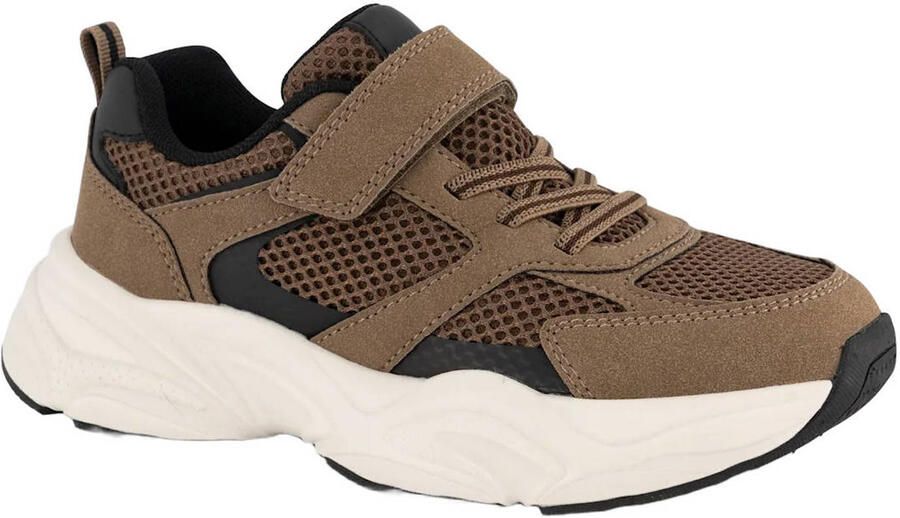 Vty chunky imitatieleren sneakers bruin - Foto 2