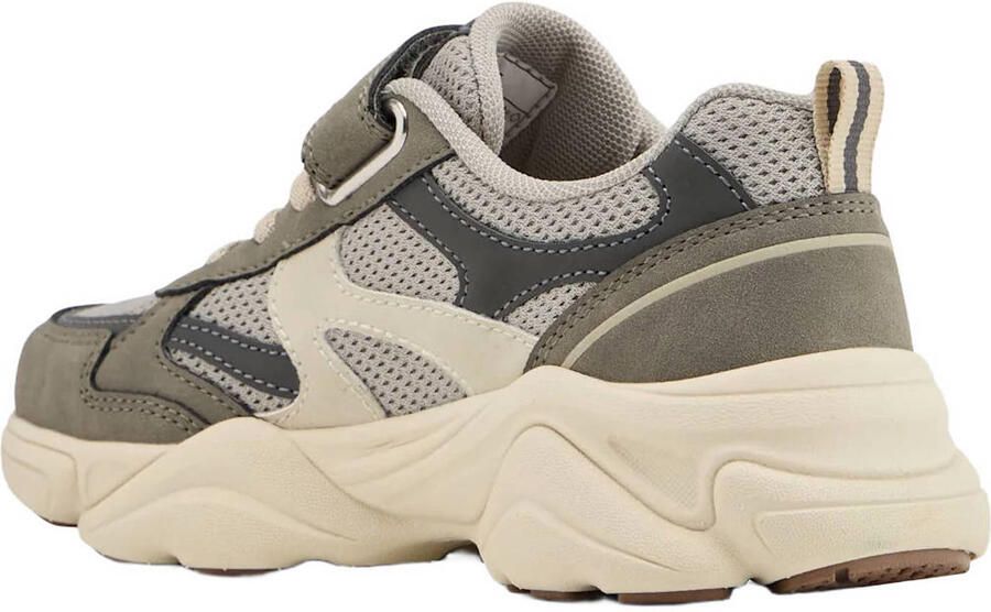 Vty chunky imitatieleren sneakers grijs - Foto 3