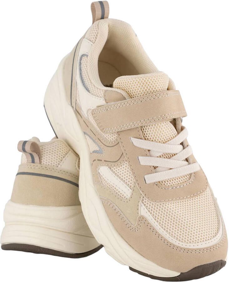 Vty chunky leren sneakers beige - Foto 2