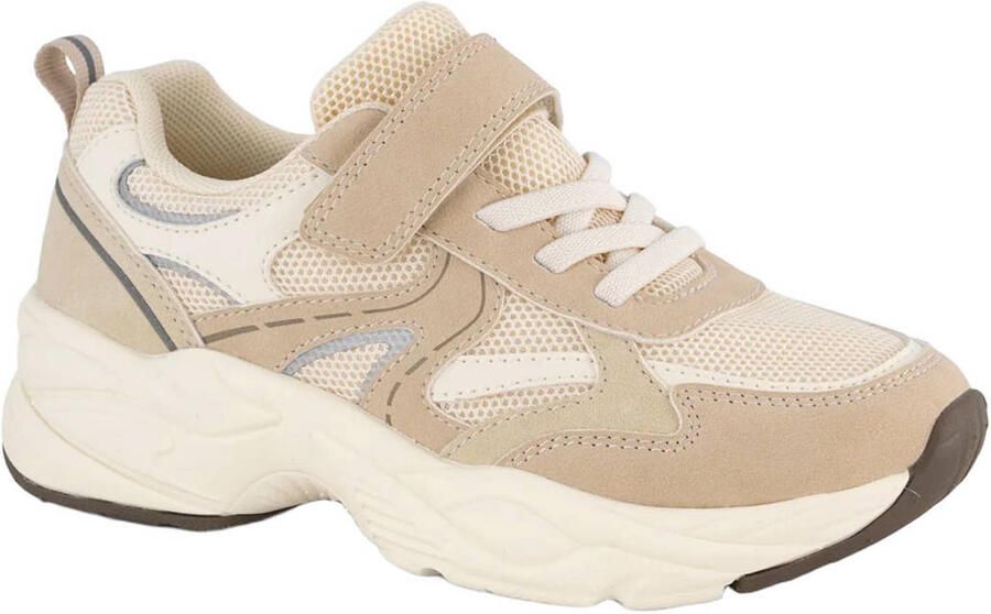 Vty chunky leren sneakers beige - Foto 3