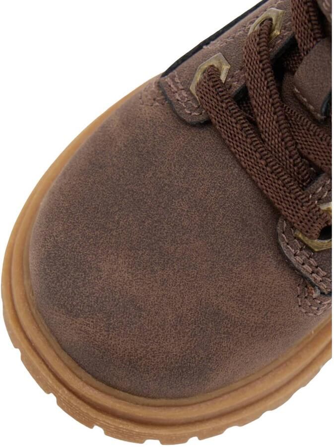 Vty enkelboots met profielzool bruin - Foto 3