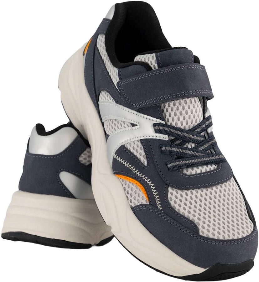 Vty imitatieleren sneakers blauw - Foto 2