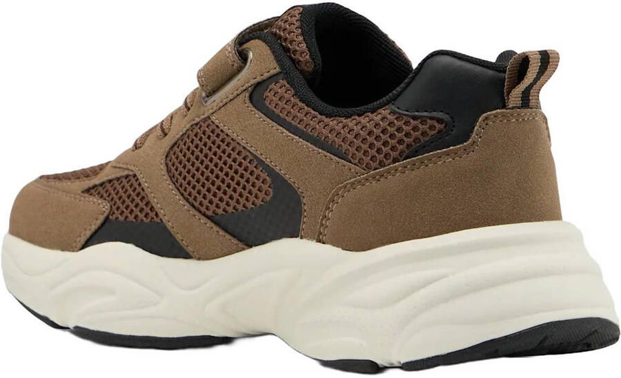 Vty imitatieleren sneakers bruin - Foto 2