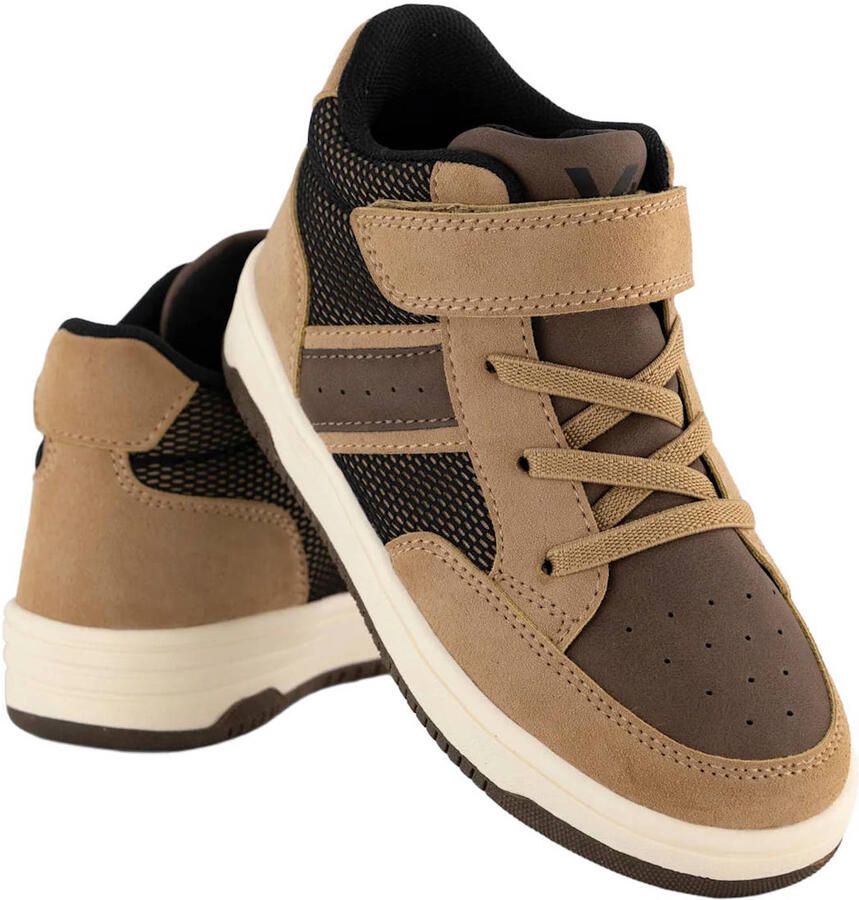 Vty imitatieleren sneakers camel bruin - Foto 2