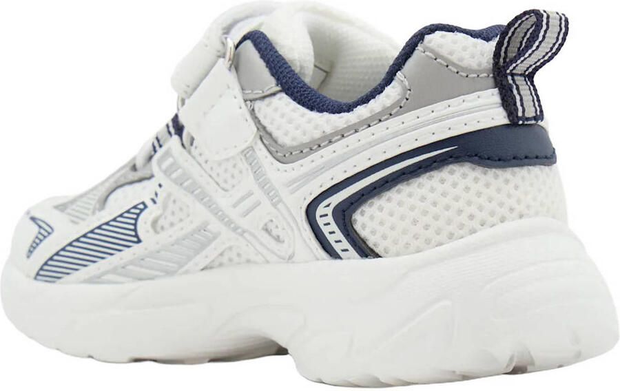 Vty imitatieleren sneakers wit donkerblauw - Foto 2