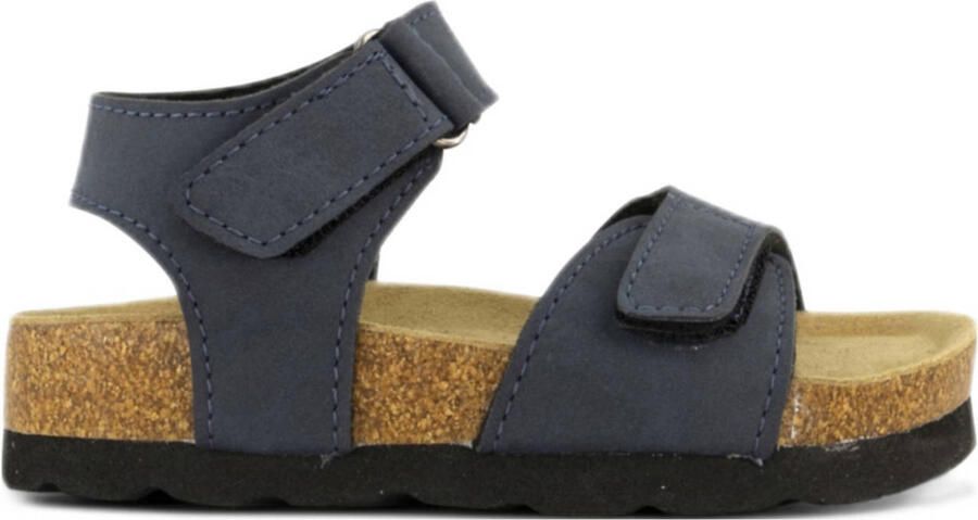 Vty leren sandalen blauw