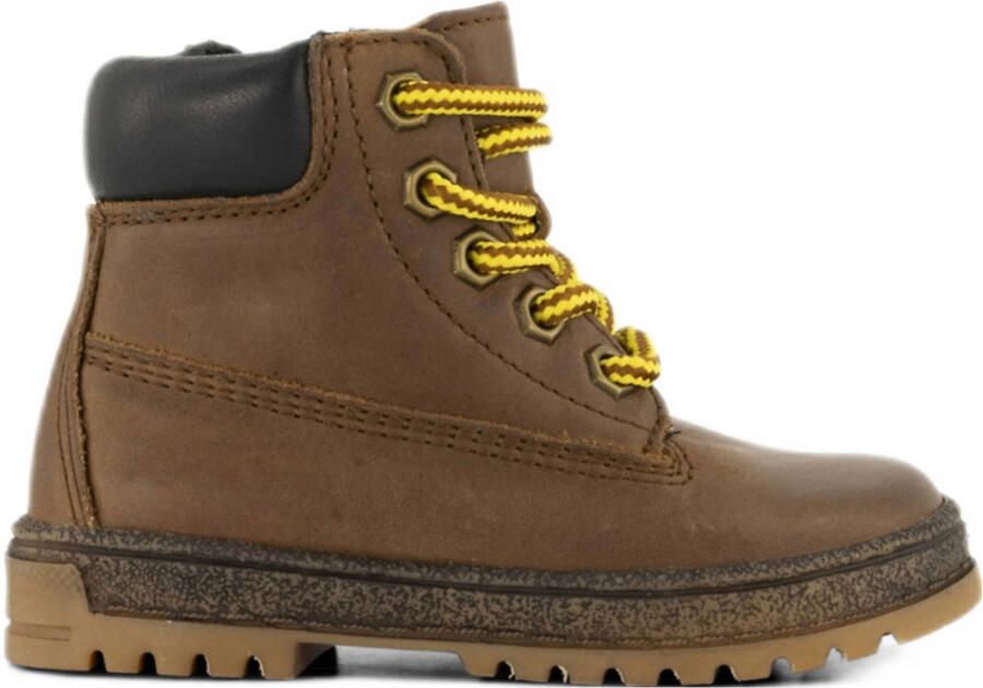 Vty leren veterboots bruin