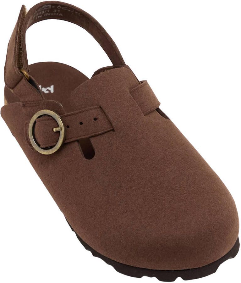 Vty Schoolkind clogs donkerbruin - Foto 2