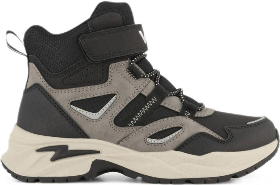Vty Schoolkind sneakers zwart grijs