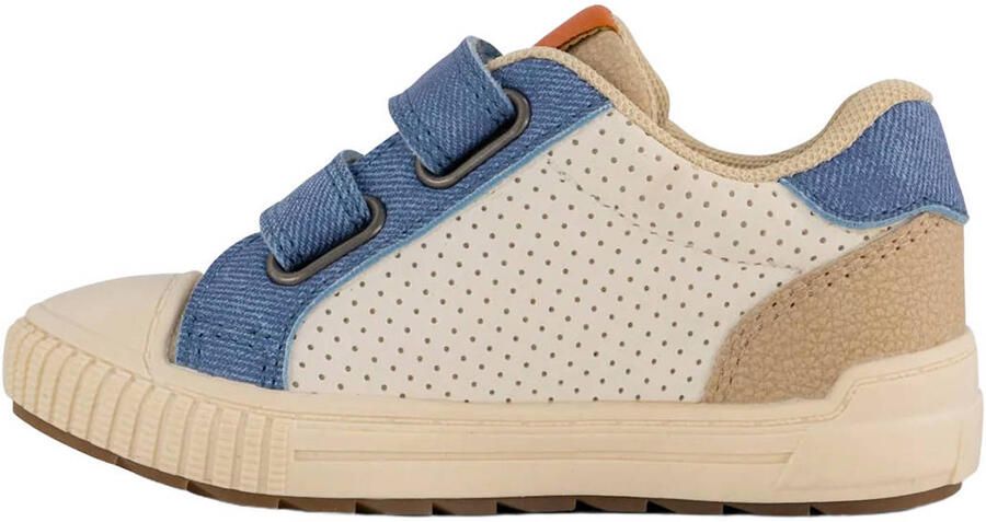 Vty sneakers beige blauw oranje - Foto 3