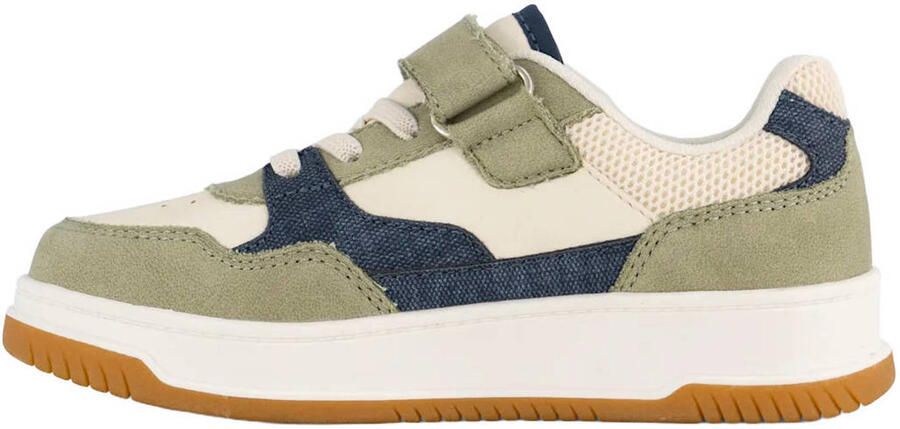 Vty sneakers beige groen donkerblauw - Foto 3