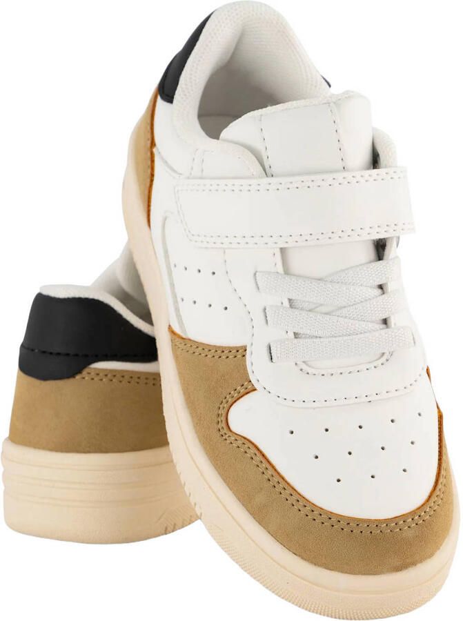 Vty sneakers wit cognac zwart - Foto 3