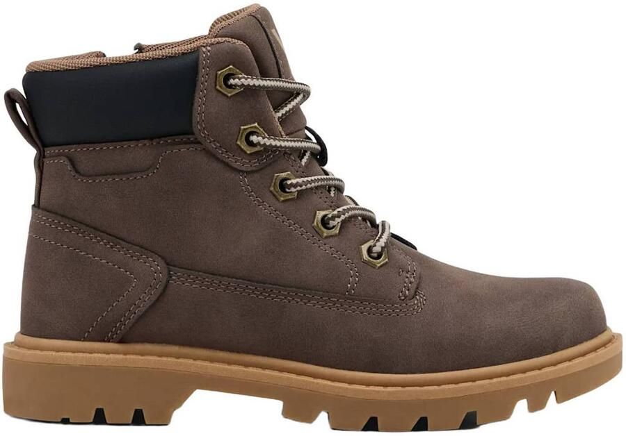 Vty veterschoenen met profielzool bruin