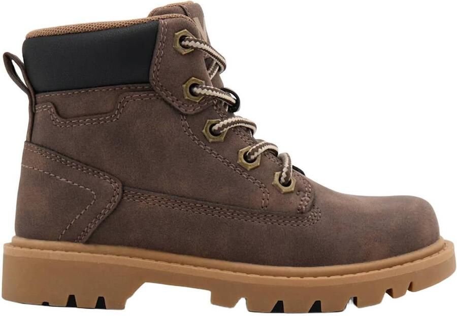 Vty veterschoenen met profielzool bruin