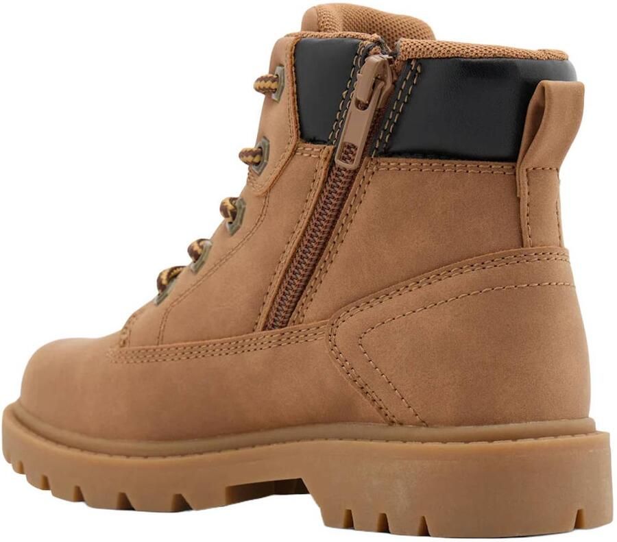 Vty veterschoenen met profielzool cognac - Foto 2