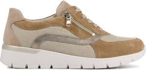 Wäldlaufer Waldlaufer Sneakers Dames Lage sneakers Damesschoenen Suède 626014 Bruin combi