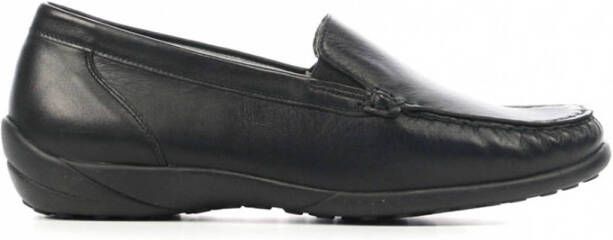 Waldlaufer 640004 comfort leren mocassins zwart