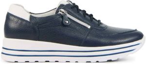 Waldläufer Waldlaufer Sneakers Dames Lage sneakers Damesschoenen Suède 758009 Blauw