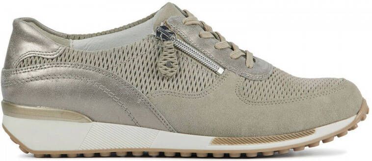 Waldläufer Waldlaufer Sneakers Dames Lage sneakers Damesschoenen Suède 776004 Taupe