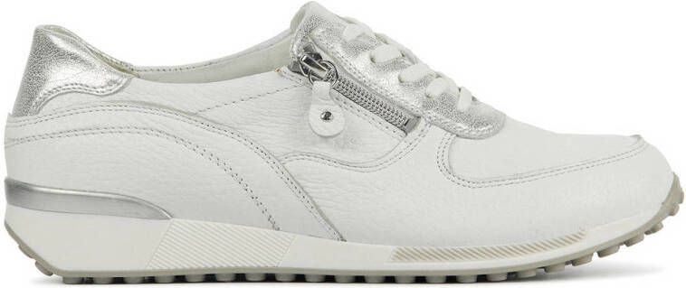 Waldläufer Waldlaufer Sneakers Dames Lage sneakers Damesschoenen Suède  776006 Wit - Schoenen.nl