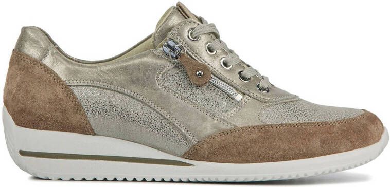 Waldlaufer 980008 comfort leren veterschoenen taupe