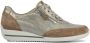 Wäldlaufer Waldlaufer Sneakers Dames Lage sneakers Damesschoenen Leer 980008 glit Glitter Taupe + - Thumbnail 1