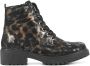 Wäldlaufer Waldlaufer Enkellaarsjes Dames Laarzen Damesschoenen Leer Leopardprint 716801 Leopard - Thumbnail 1